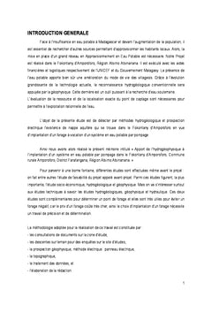 Apport de l'hydrogéophysique à l'implantation d'un système