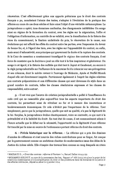 L'intervention du juge dans le contrat