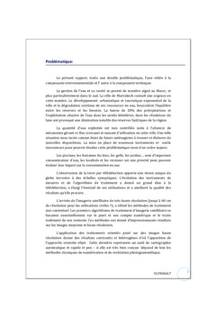 Geo-spatialisation des plans d'eau et les espaces verts