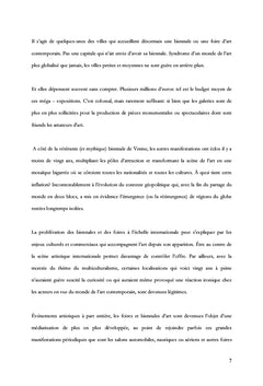 Foires et biennales d'art contemporain
