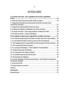 La gouvernance des fonds souverains
