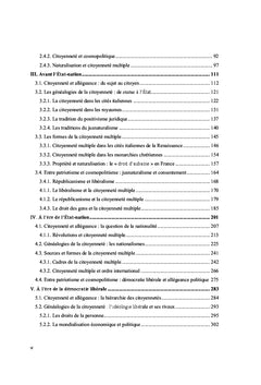 La citoyennete multiple et les genealogies de la citoyennete