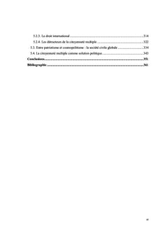 La citoyennete multiple et les genealogies de la citoyennete