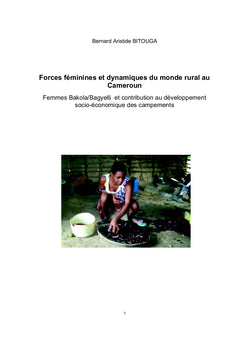 Forces feminines et dynamiques du monde rural au Cameroun