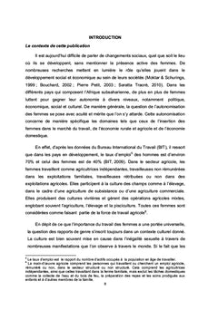 Forces feminines et dynamiques du monde rural au Cameroun