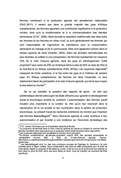 Forces feminines et dynamiques du monde rural au Cameroun