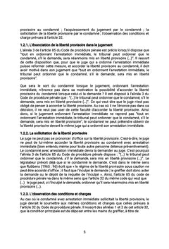 L'EXÉCUTION DE LA MESURE D'ARRESTATION IMMÉDIATE
