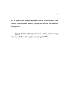 Effets education infirmiere sur l'adhesion therapeutique des DT2-Liban