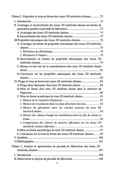 Les tissus 3D interlocks chaines Definition et applications