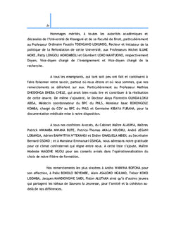 De la prevention du VIH et de la protection des droits des PVV en RDC