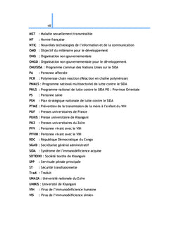 De la prevention du VIH et de la protection des droits des PVV en RDC