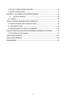Quelles resolutions pour quel environnement