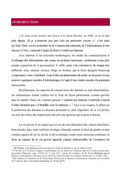 Le droit à l'oubli numérique: bilan et perspectives