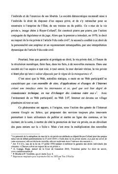 Le droit à l'oubli numérique: bilan et perspectives