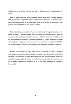 L'expression de l'amour dans "Chants d'Ombre" de Leopold Sedar SeNGHOR