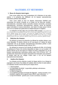 Tumeurs neuroendocrines du testicule: revue de la litterature