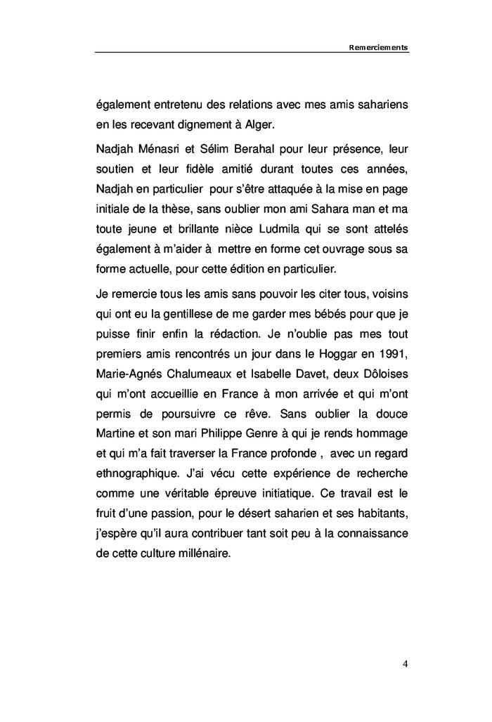 L'homme et l'invisible chez les Touaregs de l'Ahaggar Tome 1