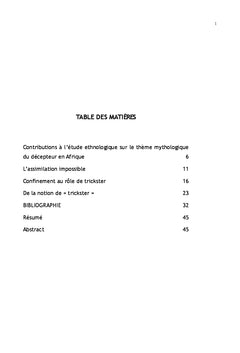 Le concept du héros imprévisible dans le système religieux yorùbá