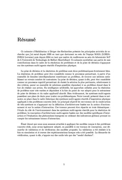 SMA reactifs d'inspiration physique pour la prise de decision