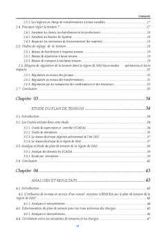 Étude et analyse du plan de tension