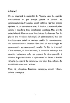 La société du numérique ou le concept de société en question