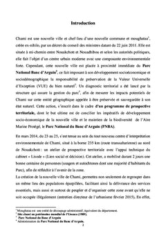 Chami, carrefour de peuplement aux portes du PNBA