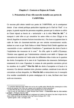 Chami, carrefour de peuplement aux portes du PNBA