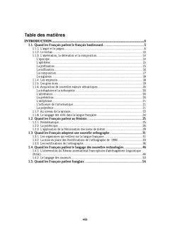 Quel avenir pour le français?