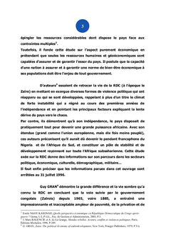 Forces et faiblesses de la RDC dans les relations interafricaines