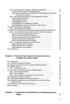 Etude vibratoire des structures en materiaux composites