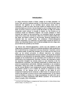 Les professeurs et l'enseignement de l'Histoire