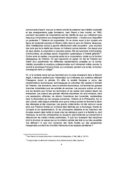 Les professeurs et l'enseignement de l'Histoire