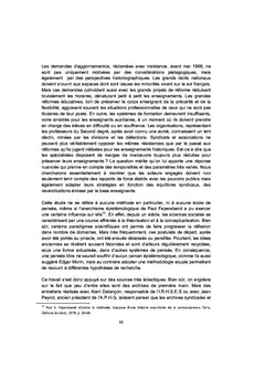 Les professeurs et l'enseignement de l'Histoire