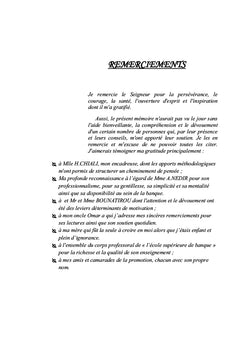 Principes et modalites du Financement bancaire