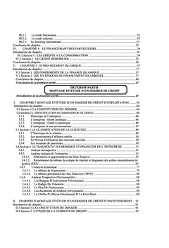 Principes et modalites du Financement bancaire