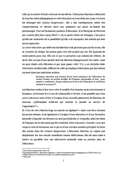 La contre-éducation dans Les Liaisons Dangereuses