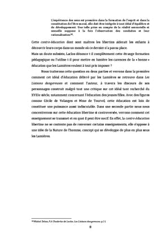 La contre-éducation dans Les Liaisons Dangereuses