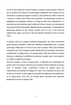 Le jeu dans le groupe vidéo