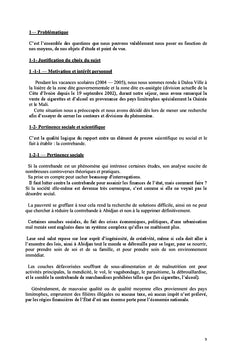 La contrebande de cigarettes et d'alcools à Abidjan