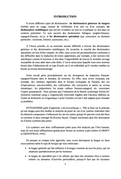 Divergences de traduction des termes touristiques fr-esp-fr