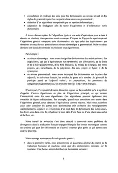 Divergences de traduction des termes touristiques fr-esp-fr