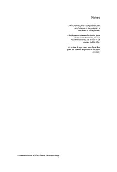 La communication sur le sida en Tunisie : messages et images