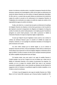 L'Impact de la Qualite du Resultat Comptable