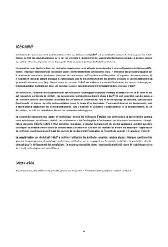Instrumentation des processus en Assainissement Démantèlement