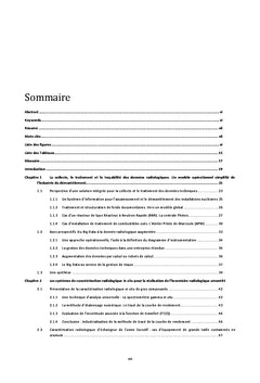 Instrumentation des processus en Assainissement Démantèlement