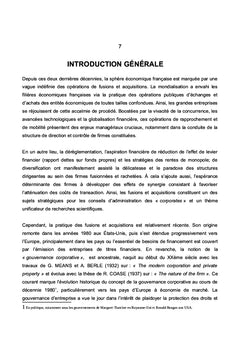 Fusions & Acquisitions et Gouvernance