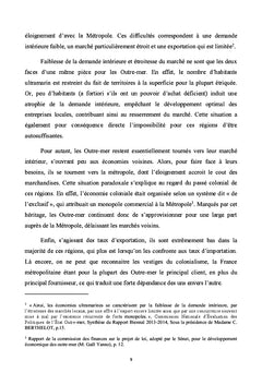 L'adaptabilite du droit de la concurrence aux Outre-mer