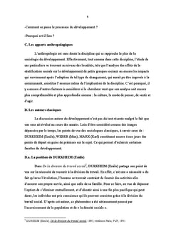 Demographie et developpement A Madagascar