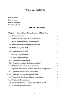 Etude de l'efficacité de la station d'épuration Enviro-Septic