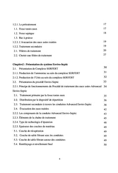 Etude de l'efficacité de la station d'épuration Enviro-Septic